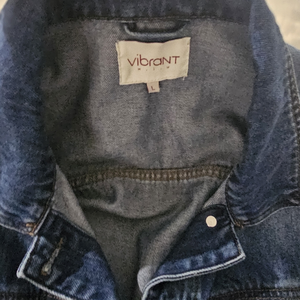Vibrant Blue Denim Jacket